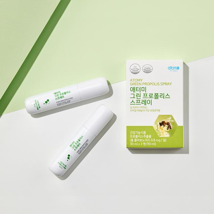 애터미 그린 프로폴리스 스프레이 30ml 3병 3개월분