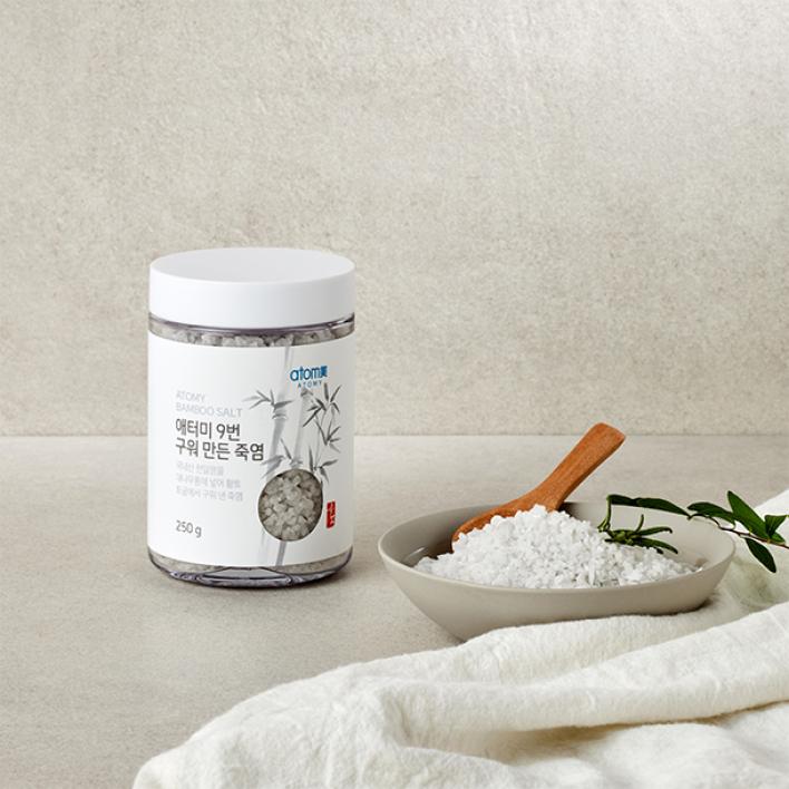 애터미 9번 구워 만든 죽염 250g