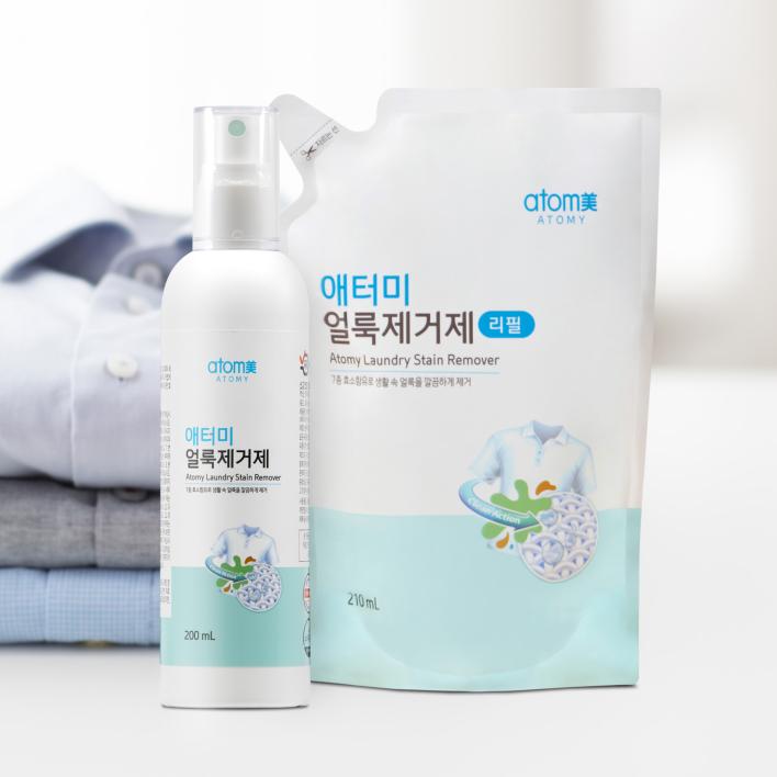 애터미 얼룩제거제 용기 200ml 리필 210ml