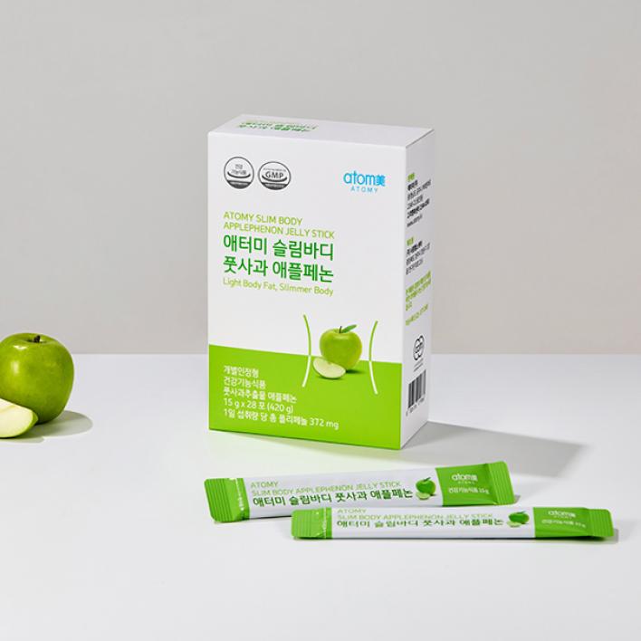 애터미 슬림바디 풋사과 애플페논 15g 28포 14일분