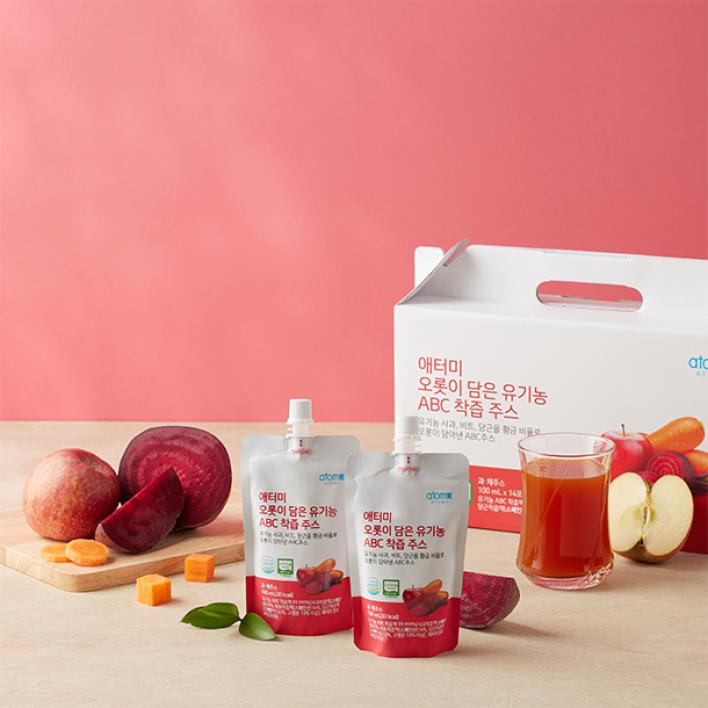 애터미 오롯이 담은 유기농 ABC 착즙 주스 100ml 14포