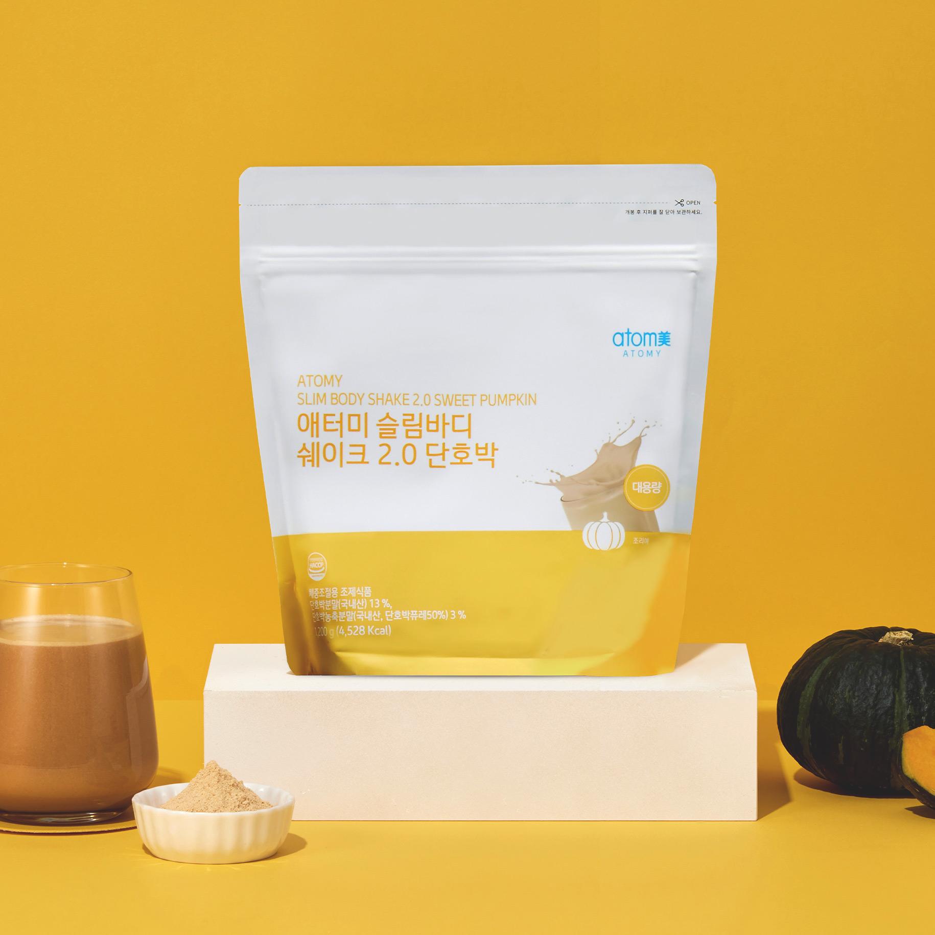 애터미 슬림바디 쉐이크 단호박 대용량 1 200g 벌크팩