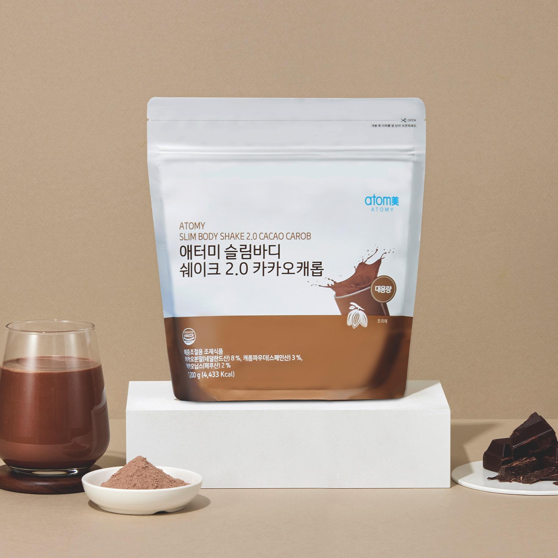 애터미 슬림바디 쉐이크 2.0 카카오캐롭 (대용량) 1 200g 벌크팩